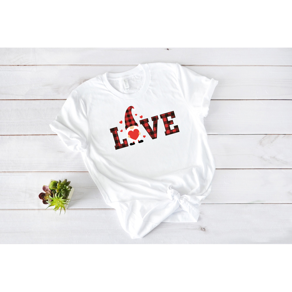 Valentine Gnomes with Love Shirt,Valentines Day Shirts For Woman,Heart Shirt,Cute Valentine Shirt,Cute Valentine Tee,Valentines Day Gift 1.jpg
