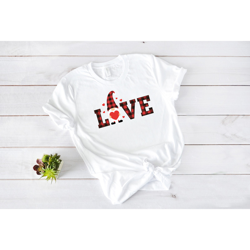 Valentine Gnomes with Love Shirt,Valentines Day Shirts For Woman,Heart Shirt,Cute Valentine Shirt,Cute Valentine Tee,Valentines Day Gift 1.jpg