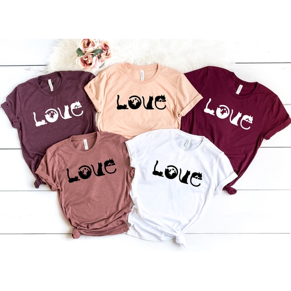 Cat Love Shirt, Pretty Cat Shirt, Valentines Day Shirt, Cute Gift for her, Valentine's Day Gift, Valentine Gift, Cat Lover Tee, Cat Mom Tee.jpg