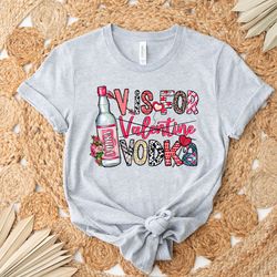 v is for valentine vodka shirt, anti valentines day shirt, vodka lover shirt, sarcastic valentine day shirt, valentines