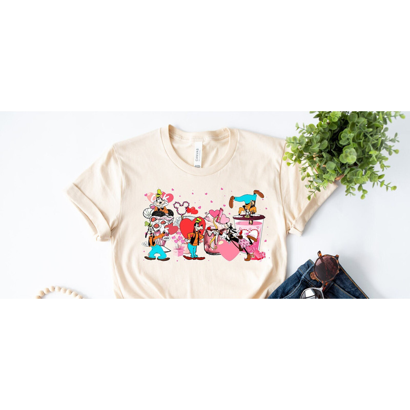 Valentine's Day Goofy Coffee Cup Shirt, Disney Valentine Shirt, Valentine Goofy Shirt, Disneyland Valentine Shirt.jpg