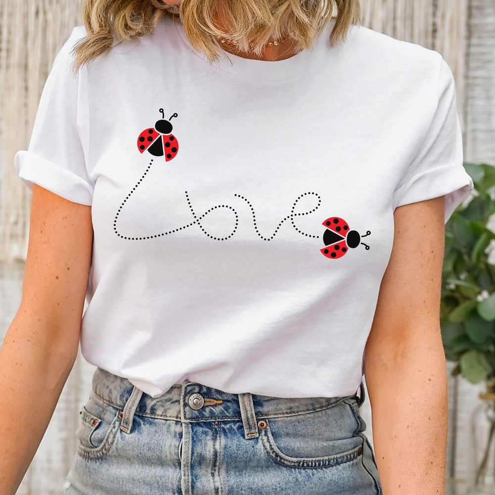 Love ladybugs Valentine's Day t-shirt, Ladybug Shirt, Valentine's Day ladybug top, valentine ladybugs, Love Shirt, Girlfriend Shirt, mom Tee.jpg