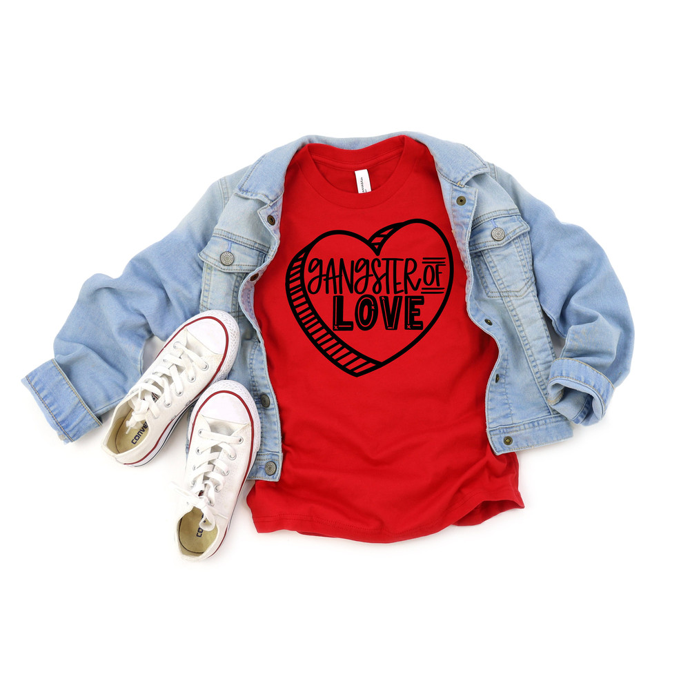 Gangster of Love Shirt, Kids Valentine Shirt, Youth Valentine Shirt, Valentine Shirt for Kids, Valentine's Day 2021, Love Shirt, 2021, VDAY.jpg