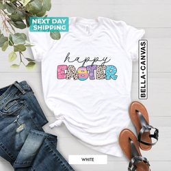happy easter shirt, happy easter bunnies shirt, bunny shirt, easter bunny shirt, cute easter shirt, easter matching tee,