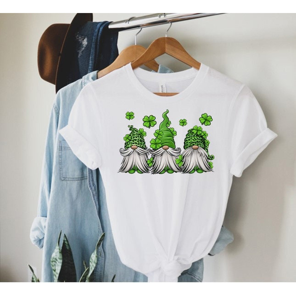 St Patrick's Gnomes Shirt, Cute Gnomes Shirt, St Patrick's Day Shirt, Gnomes Shirt, St Patricks Day Gift Shirt, Irish Shirt, Cute Kids Shirt.jpg