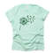 St Patrick's Day Tee, St Patrick Dandelion with Clover Wishes Design, premium unisex tee, 3 color choices, 3x st patrick, 4x st patrick.jpg