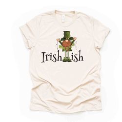 st patricks day, cute st patricks leprechaun gnome, irish-ish design, premium unisex tee, 3 color choices, 3x st patrick