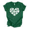 St Patrick's Day, Four Leaf Clovers, Cute Shamrocks in Heart Design, premium unisex tee, 3 color choices, 3x st patrick, 4x st patrick.jpg