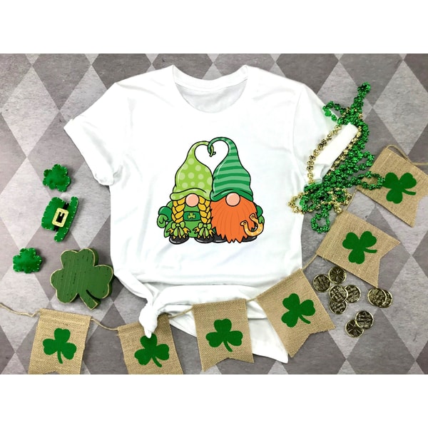 Gnomes Gift,St. Patrick's Gnomes Shirt,St. Patrick's Day Shirt,St. Patrick's Day Gnome Shirt,Gnomies Gift For Ladies, Paddys Day Kids Shirt.jpg