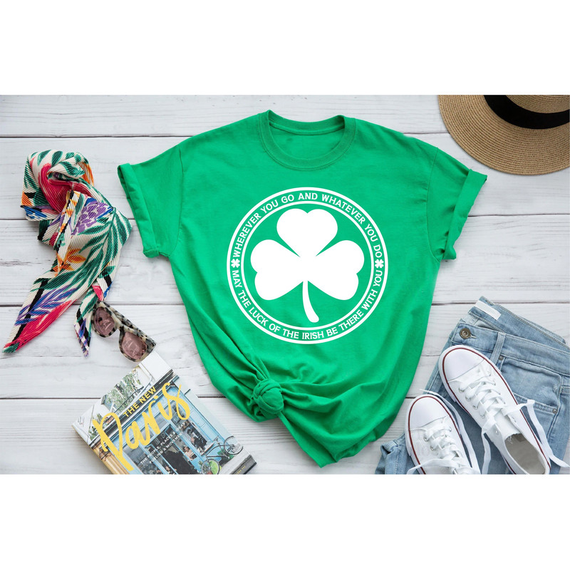 Shamrock Shirt For Womens, St Patricks Day Shirt, Gift For Irish Women, Lucky Shamrock Shirt, St Pattys Shirt, Womens Irish Shirt, Lucky Tee.jpg