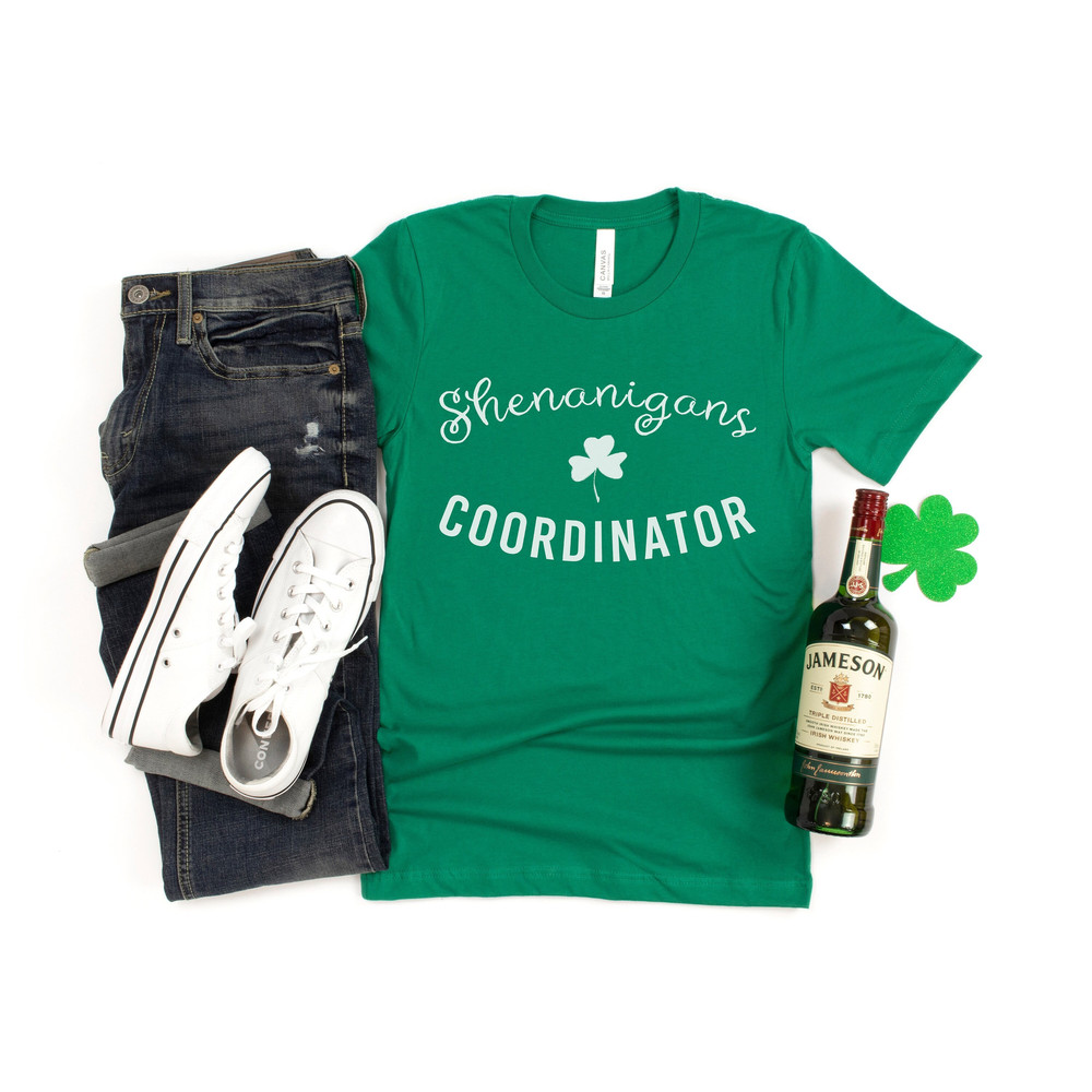 Shenanigans Coordinator Shirt, St Patricks Day Shirts, St Patrick's Day Shirt, Irish Shirt, Lucky Shirt, Drinking Shirt, Women Gift Tee.jpg