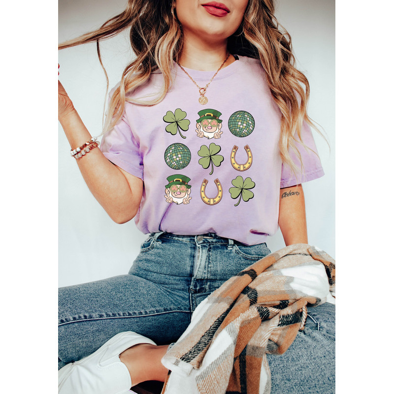 St. Patricks Day Shirt Retro St. Patrick's Day Leprechaun Shirt Lucky Shirt Disco Funny St. Pat's Day Groovy Comfort Colors.jpg