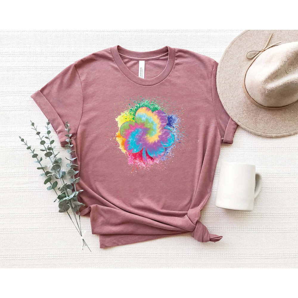 Tie Dye Shamrock Shirt, St. Patrick's Day Shirt, St. Patrick's Shirt, Clover Shirt, Shamrock Shirt, Patricks Day Shirt, Tie Dye Shirt.jpg