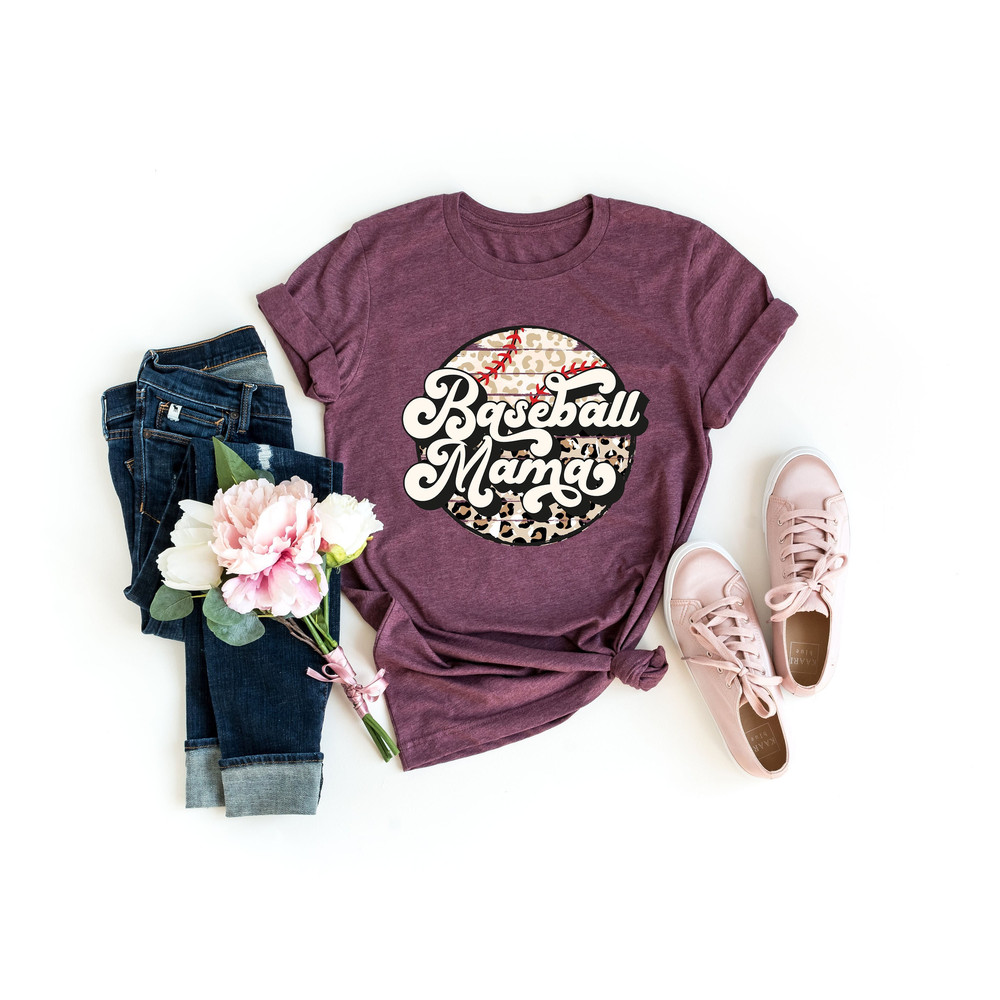 Baseball Mama Tee, Baseball Mom Shirt, Baseball Shirt For Women, Sports Mom Shirt, Mothers Day Gift, Family Baseball Shirt, Game Day Shirt.jpg