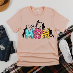 cat mom shirt, cat mama shirt, cat shirt, cat lover, mothers day gift for cat mom, cat lover gift, cat shirt, cat mom t-