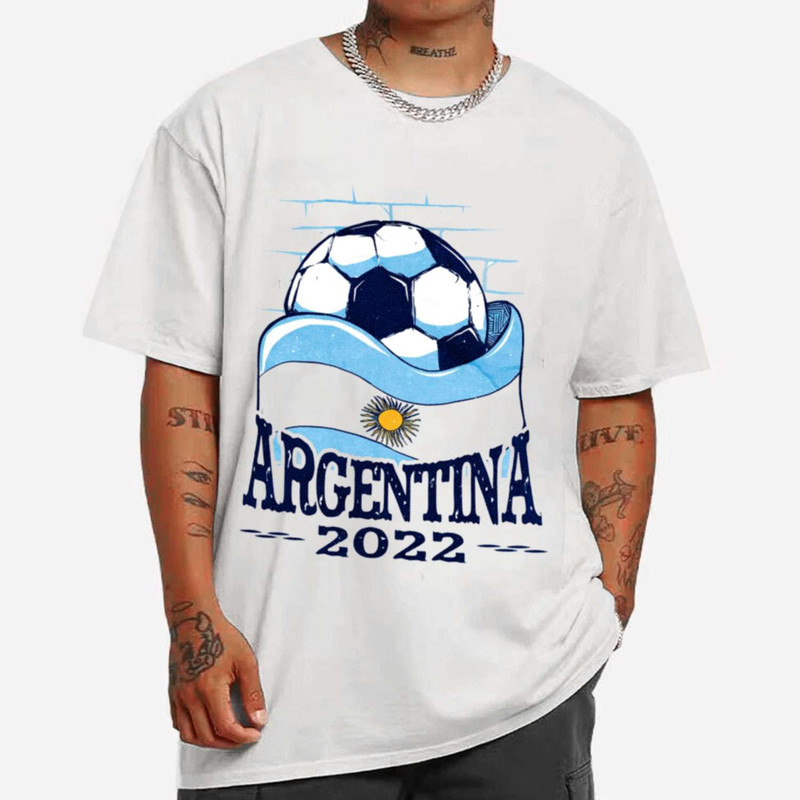Argentina Flag Soccer T-shirt - Cruel Ball.jpg