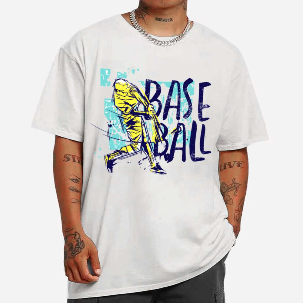 Baseball Grunge Colored T-shirt - Cruel Ball.jpg