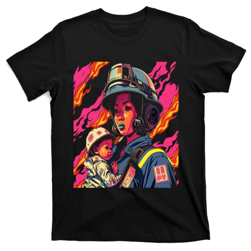 TeeShirtPalace Firefighter Mom Firewoman Mother Mother's Day T-Shirt.jpg
