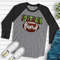 Football Raglan, Super Cute Football Mama, Football Mom, 34 Sleeve Football Design on premium Raglan 34 sleeve shirt, plus size, 2X, 3X.jpg
