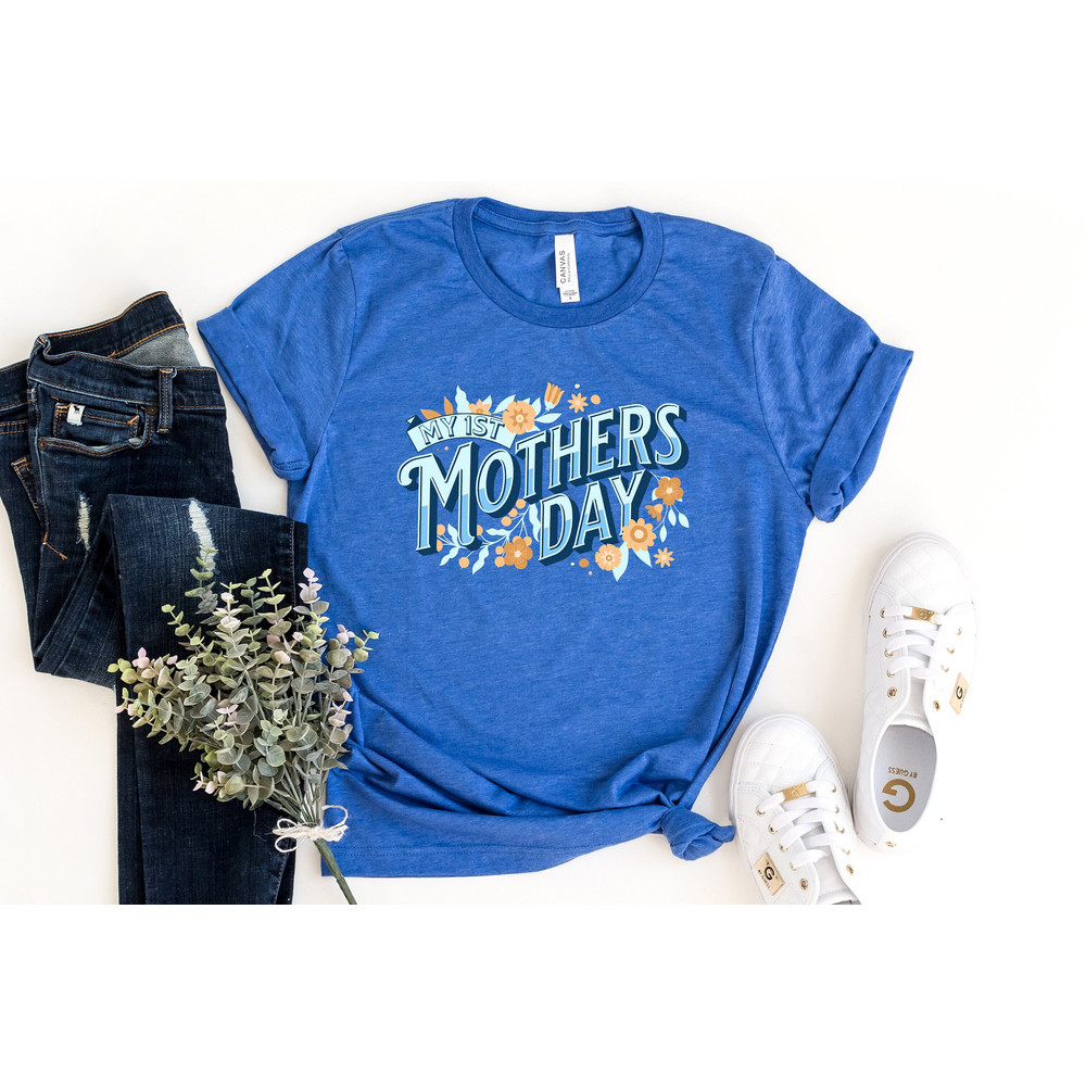 My First Mother's Day Pregnancy Announcement Shirt, Baby Reveal, Unisex Mom Shirt, Mom To Be Shirt, Mom Shirt, Mothers Day Gift Gift For Mom 1.jpg