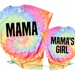 mama and mamas girl shirts, mommy and me outfits, new mom gift for mom from daughter valentines day gift