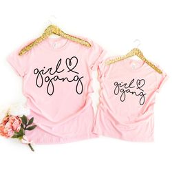 mommy and me shirts, mama mini gift for mom and girl matching mom daughter tees valentines day gift
