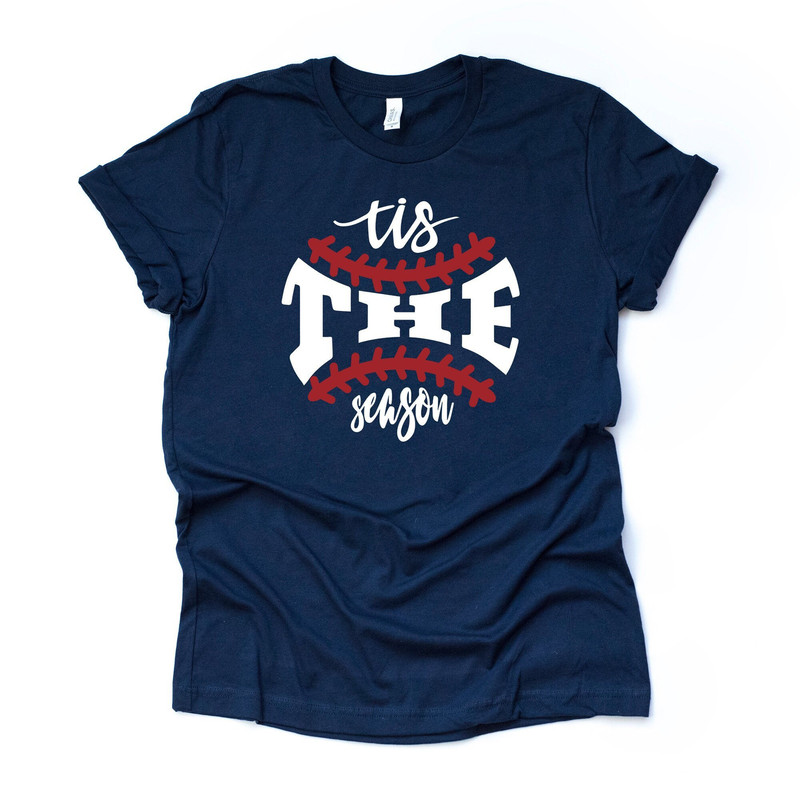 Baseball Tee, Tis The Season Baseball, Baseball Season, Baseball Fan Design on premium Bella + Canvas unisex shirt, plus sizes, baseball.jpg