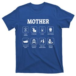 busy mother moms duties multi tasking teacher chef friend gift t-shirt