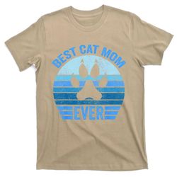 funny mothers day best cat mom ever t-shirt