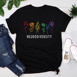 neurodiversity shirt, autism acceptance,autism awareness shirt,autism mom shirt,autistic pride tee,autism shirt,rainbow