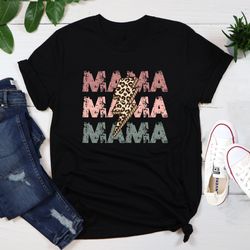 retro vintage mama shirt, mama shirt, leopard mama shirt, mothers day gift, mom life shirt, motherhood shirt, cute mom s
