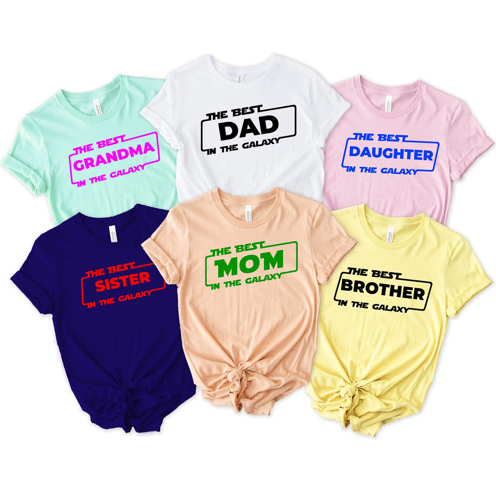 Family Matching Shirts, The Best Family In The Galaxy, Best Dad In Galaxy,The Best Mom, Family Vacation Shirts,Matching Family Galaxy Shirt.jpg