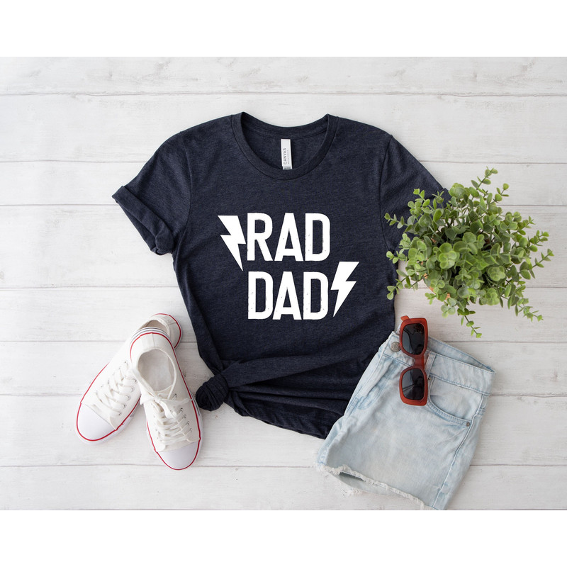 Rad Dad Shirt, Funny Father's Day Shirt, #Dadlife Shirt, Best Present for Men, Gift For Dad, Fathers Day Gift from Daughter, New Dad Shirt.jpg