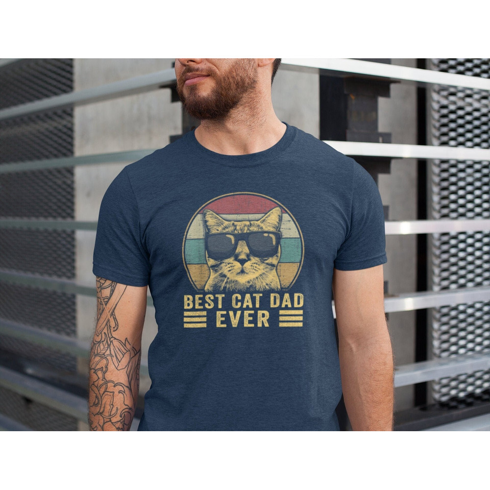 Best Cat Dad Ever Shirt, Funny Cat Dad Tshirt.jpg
