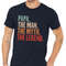 Custom PAPA the man the myth the legend shirt, Personalized Fathers Day Shirt,Gift for Husband, Grandpa Pop Pop Pawpaw Pops Papa Grandfather.jpg