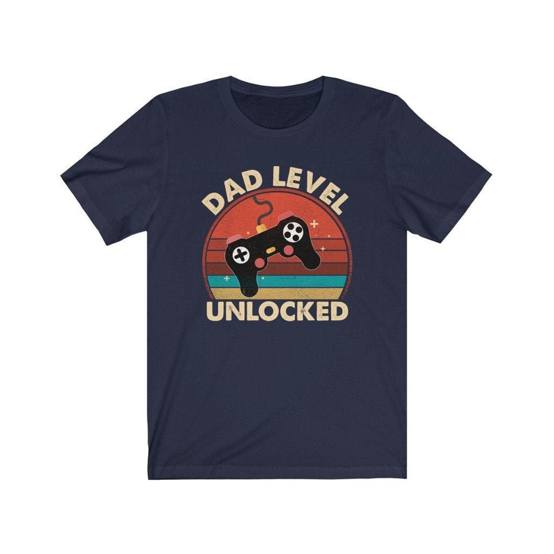 Dad Level Unlocked Shirt, New Dad Announcement Shirt, Funny New Dad Shirt, First Time Dad Tshirt, Father's Day Gift Idea.jpg