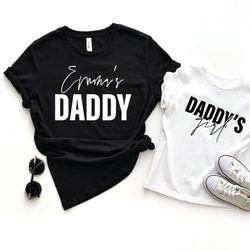 daddy and daughter matching fathers day shirt, dad gift from daughter birthday shirts