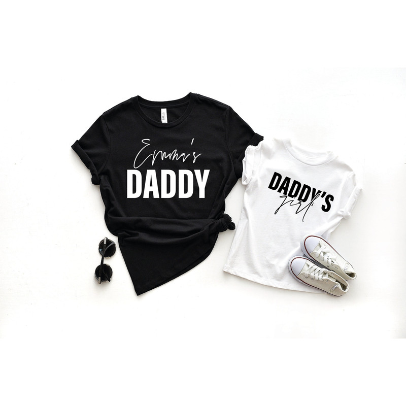 Daddy and Daughter Matching Fathers Day Shirt, Dad gift From Daughter Birthday Shirts.jpg