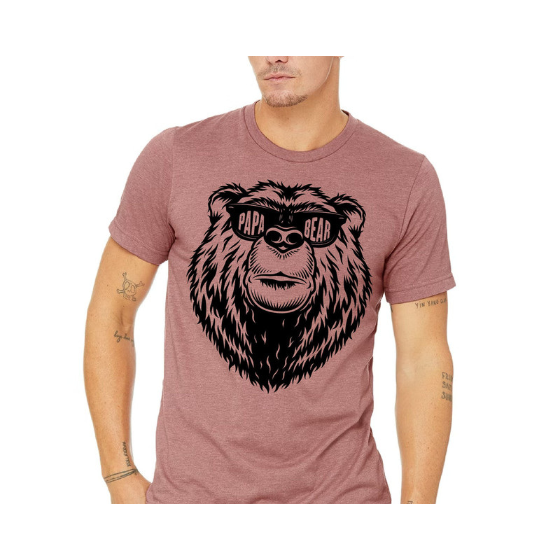 Papa Bear Shirt Gift for Him Papa Fathers Day Shirt, Husband Present, Father's Day Gift, Gift for Papa, Christmas Gift for Dad Papa Gift.jpg