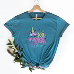 100 days of school shirt 100 magical days , 100 day shirt, 100th day of school celebration, student shirt school shirt,
