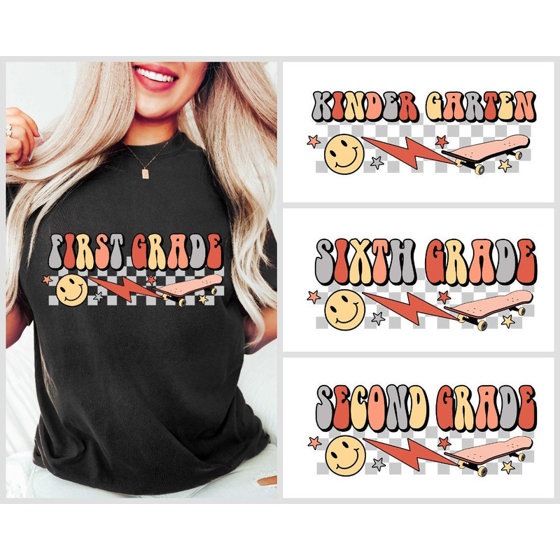 Happy Face School Shirt, Happy First Day Of a School Shirt, Welcome to Back Shirt, Teacher Life Shirt, Homeschool Shirt, Gift For Student.jpg