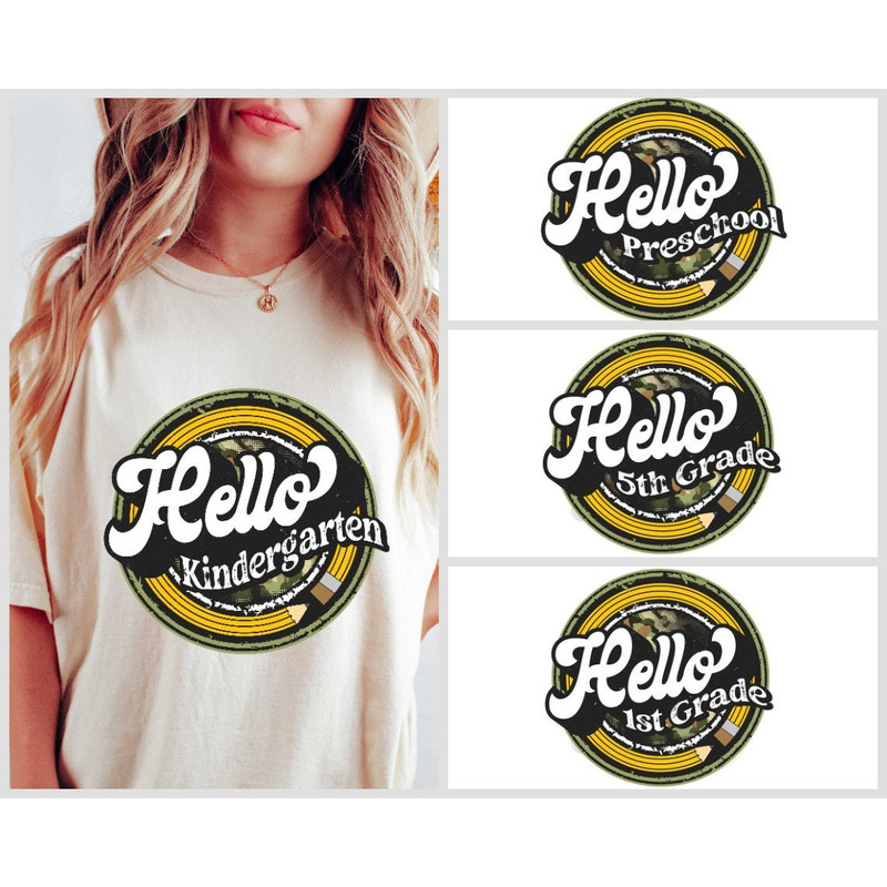 Hello School Shirt, Hello Teacher Shirt, Cute Student Sweatshirt, Gift For Teacher, Cute Teacher Hoodie, Back to School Sweatshirt.jpg