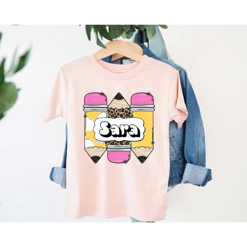 Personalized Back to School Shirt, Custom Name School Shirt, First Day of School, Hello Kindergarten Shirt, Back To School Shirt.jpg