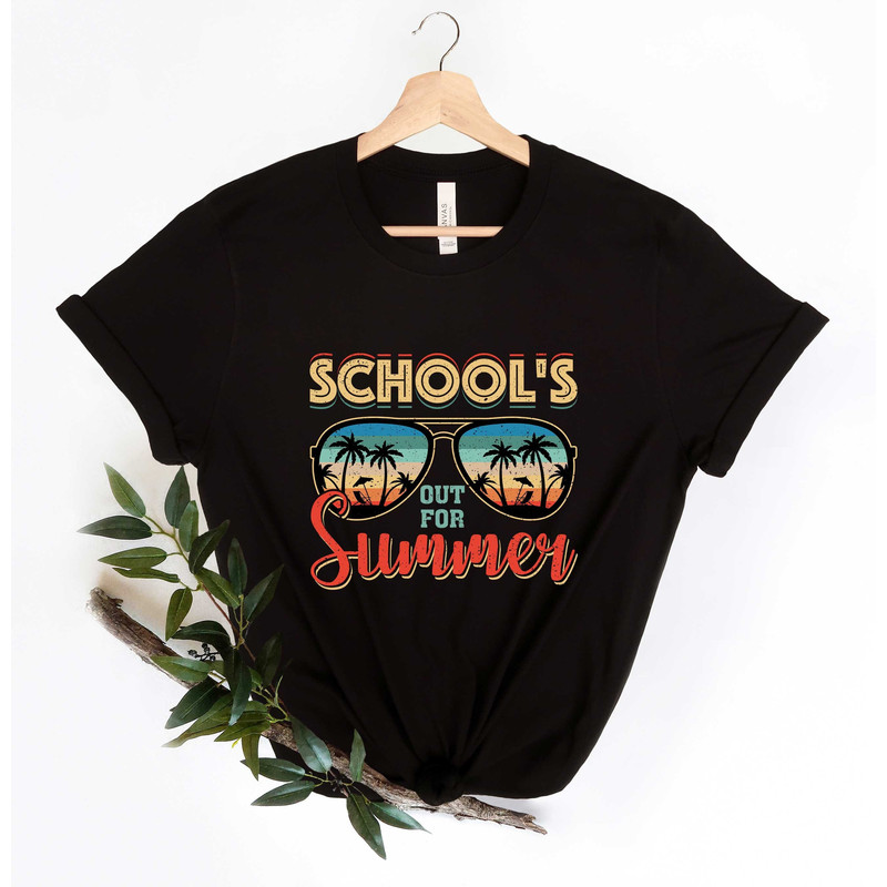 School's Out For Summer Shirt, Gift For Teacher, End Of School Year T-shirt, Cute School Shirt, Teacher Summer Shirt, Teacher Vacation Shirt.jpg