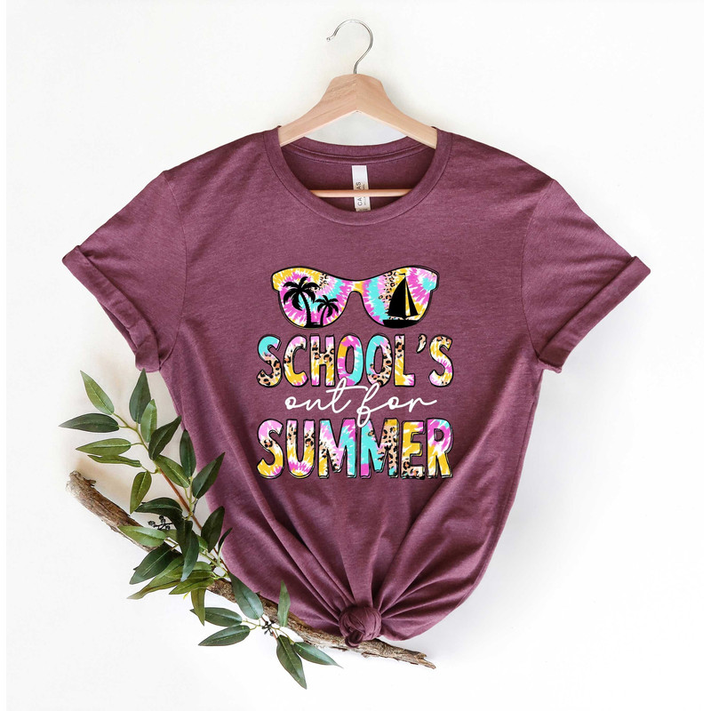 Schools Out For Summer Shirt, Summer Shirt, Vacation Shirt, Teacher Shirt, Teacher Gift, Student Gifts, Student Teacher, Gift For Teacher.jpg