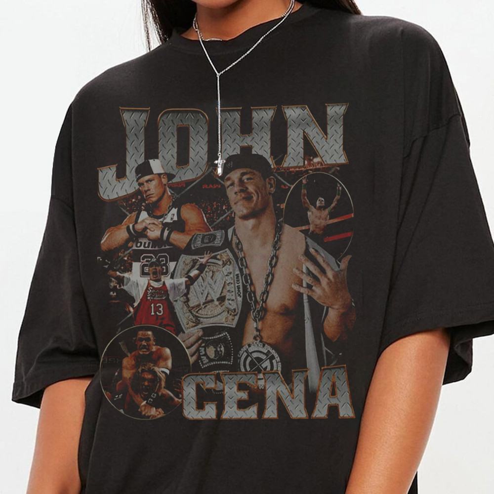 Retro John Cena T-Shirt, John Cena Vintage 90s Bootleg Style T-Shirt, John Cena Gift For Women and Man Unisex T-Shirt.jpg