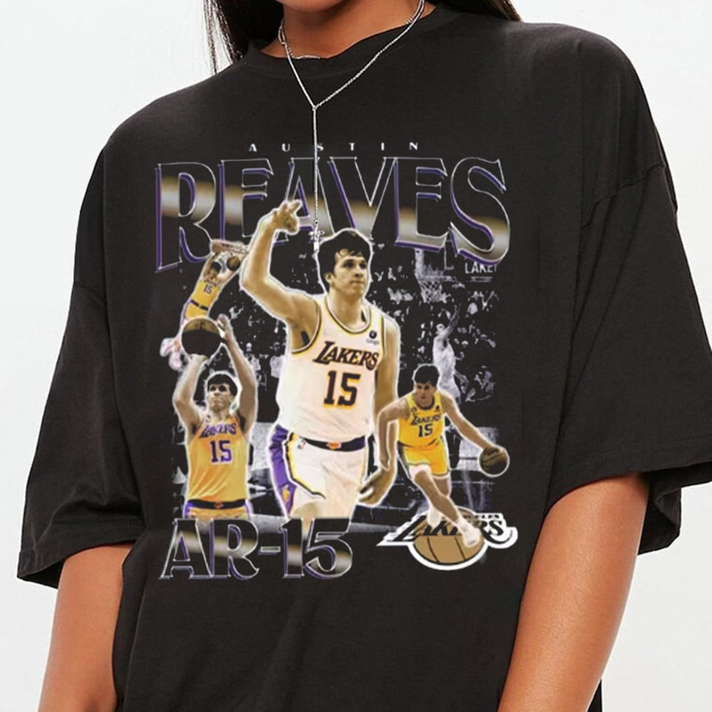 Vintage 90s Basketball Bootleg Style T-Shirt, AUSTIN REAVES Graphic Tee, Austin Reaves Shirt, Retro Basketball Shirt, Unisex Oversized Shirt.jpg