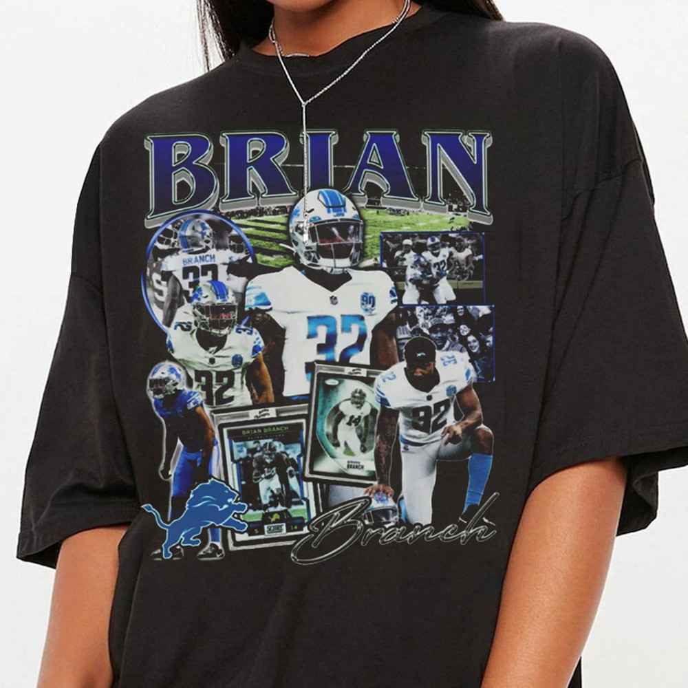 Vintage 90s Graphic Style Brian Branch T-Shirt, Brian Branch Tee, Retro Brian Branch T-Shirt, Baseball T-Shirt, Sport T-Shirt, Gifts.jpg