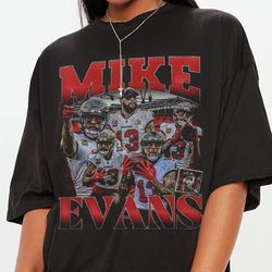 vintage graphic 90s mike evans unisex t-shirt, mike evans vintage graphic 90s unisex hoodie, sweatshirt, bootleg rap tee