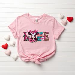 valentines day love cow shirt,valentines day shirts for woman,heart shirt,cute valentine shirt,valentines day gift,valen